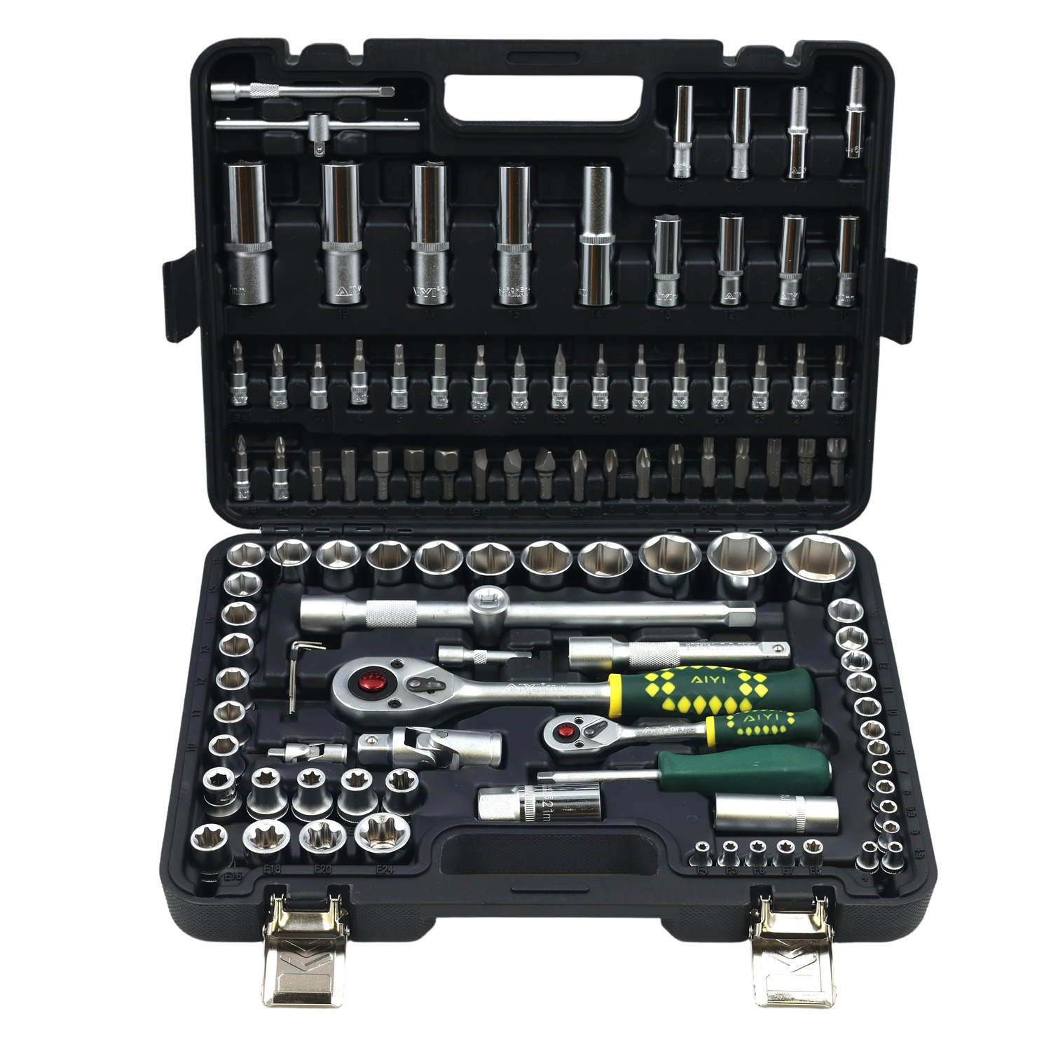 AIYI 108-Piece Socket & Bit Set – CRV Multi-Drive Tool Kit AY282-008 - Image 3