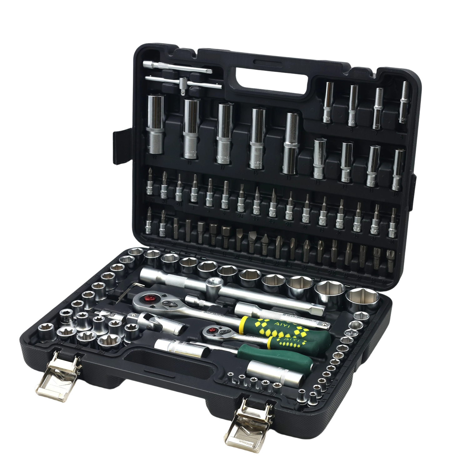 AIYI 108-Piece Socket & Bit Set – CRV Multi-Drive Tool Kit AY282-008 - Image 4