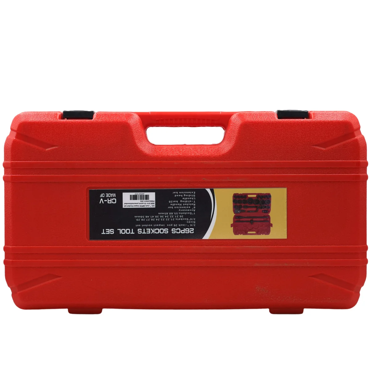 AIYI 26 Piece 3/4" & 1" Drive Impact Socket Set CR-MO 12PT AY017-072 - Image 5