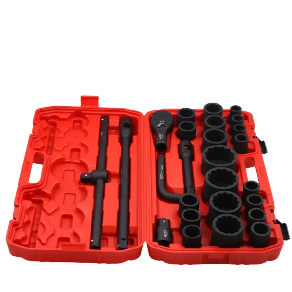 AIYI 26 Piece 3/4" & 1" Drive Impact Socket Set CR-MO 12PT AY017-072