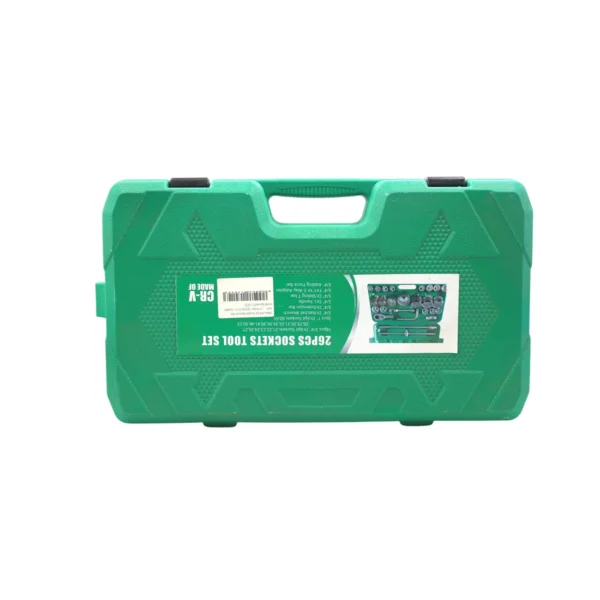 3/4" 26pcs Dr.socket wrench set 6PT 21-65mm AY017-012