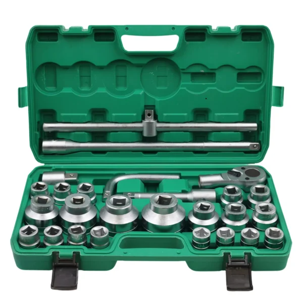 3/4" 26pcs Dr.socket wrench set 6PT 21-65mm AY017-012