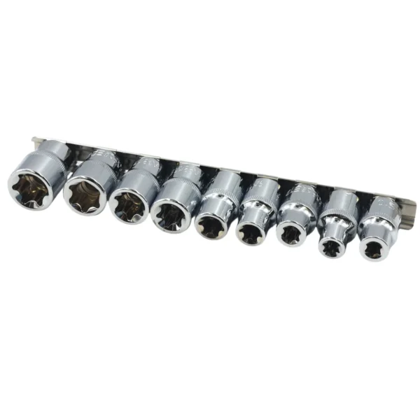 Bebona 9 Piece 1/2-Inch E-Torx Socket Set CR-V AY001-148
