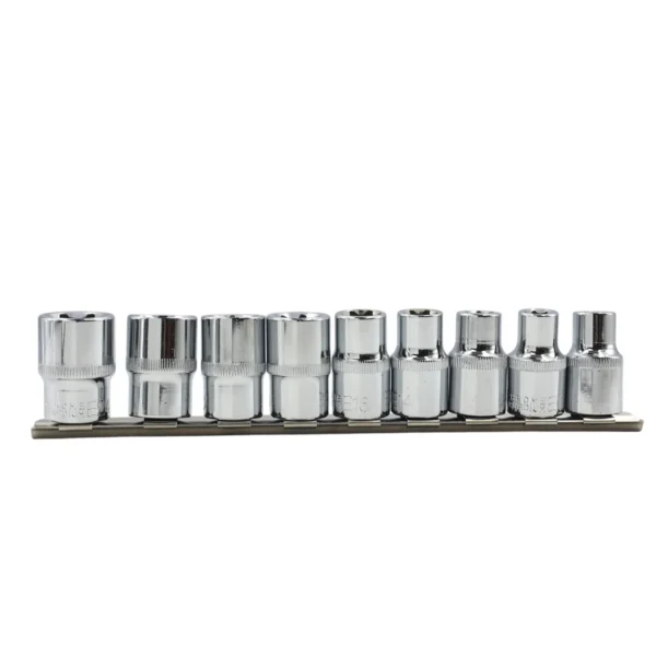 Bebona 9 Piece 1/2-Inch E-Torx Socket Set CR-V AY001-148