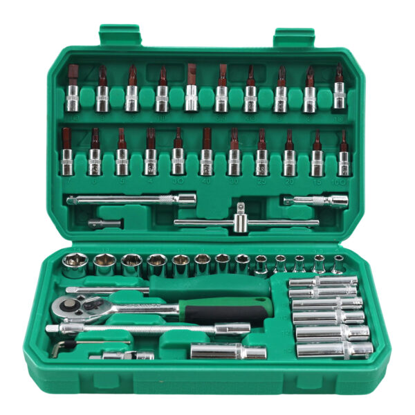 1/4 53pcs Dr.socket sets(Two color box) AY017-007/001-739