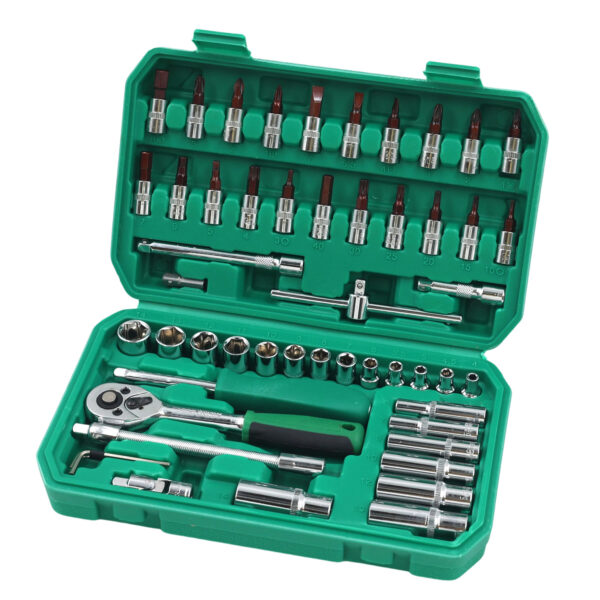 1/4 53pcs Dr.socket sets(Two color box) AY017-007/001-739