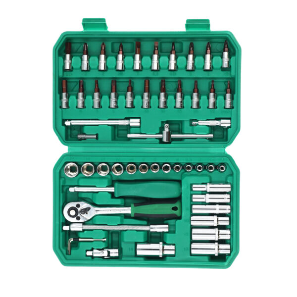 1/4 53pcs Dr.socket sets(Two color box) AY017-007/001-739