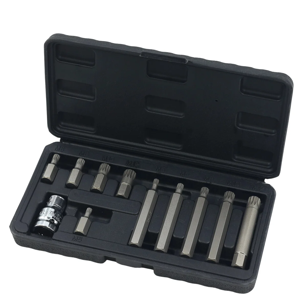 AIYI 11 Piece 3/8-Inch XZN Spline Bit Socket Set CR-V AY001-174 - Image 2