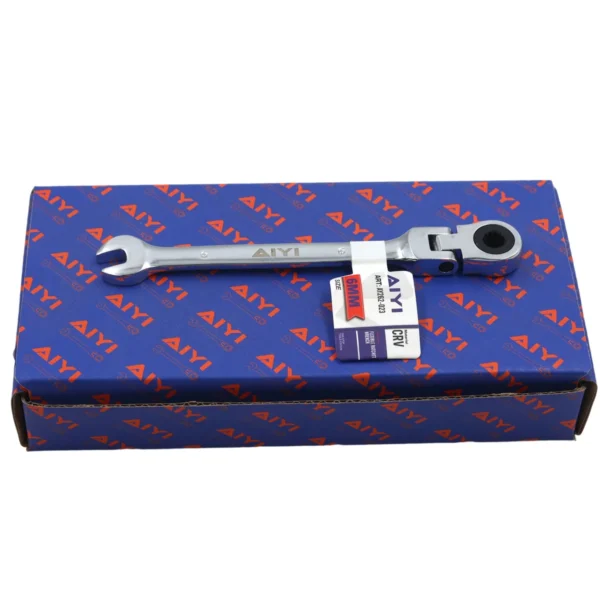 AIYI 6mm Flexible Head Ratchet Combination Spanner AY262-023