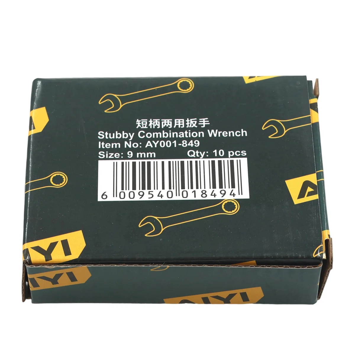 AIYI 9mm Stubby Combination Spanner AY001-849 - Image 3