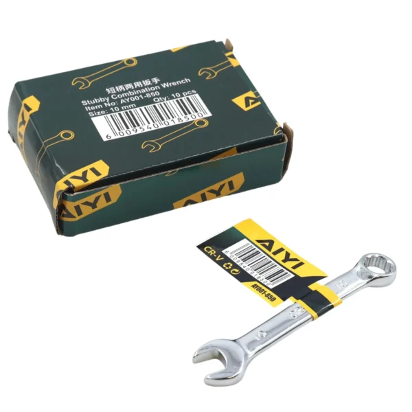 AIYI 10mm Stubby Combination Spanner AY001-850