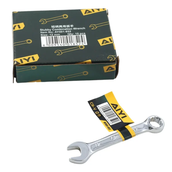 AIYI 12mm Stubby Combination Spanner AY001-852