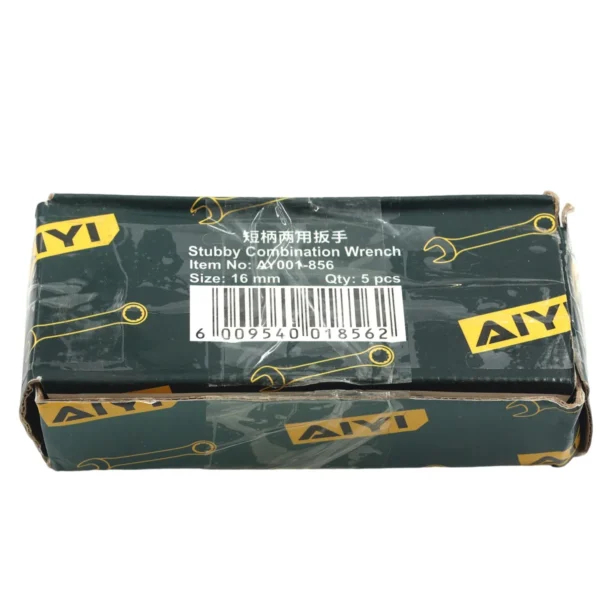 AIYI 16mm Stubby Combination Spanner AY001-856