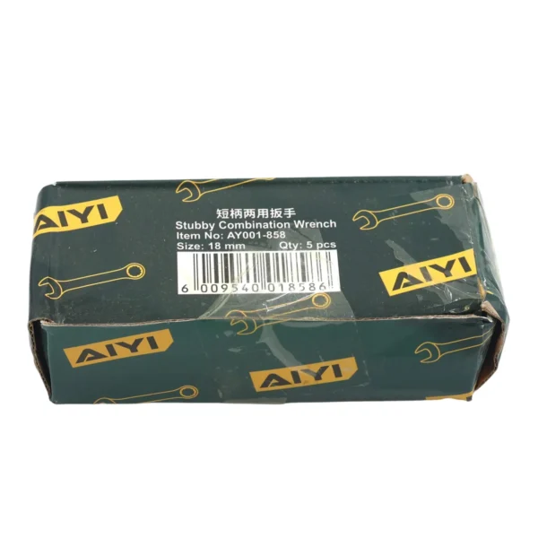 AIYI 18mm Stubby Combination Spanner AY001-858