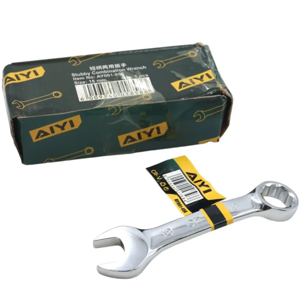 AIYI 18mm Stubby Combination Spanner AY001-858