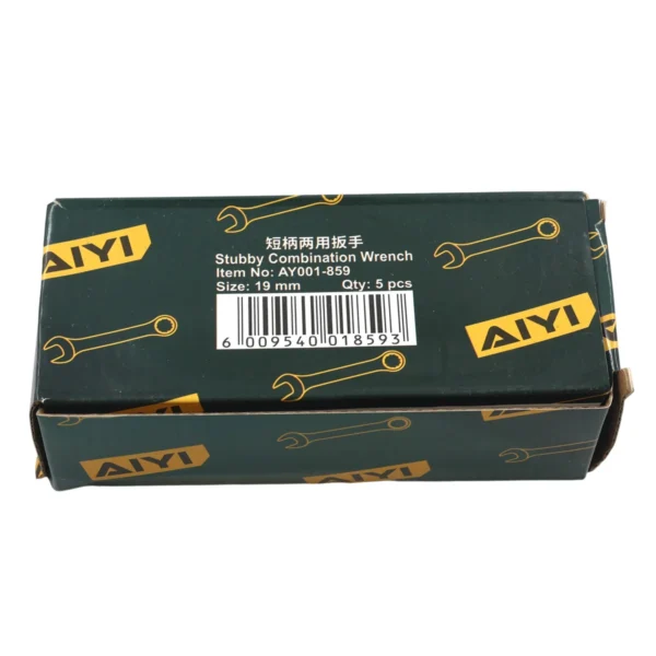 AIYI 19mm Stubby Combination Spanner AY001-859