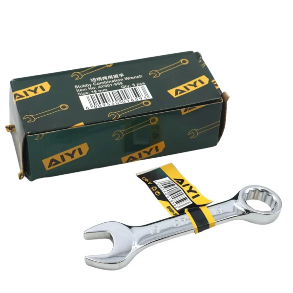AIYI 19mm Stubby Combination Spanner AY001-859