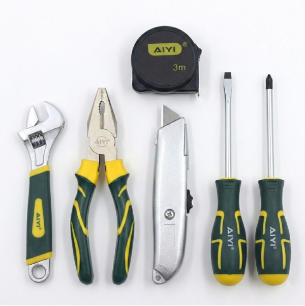 AIYI 6 Piece Hand Tool Set DIY & Home Maintenance Kit AY282-750
