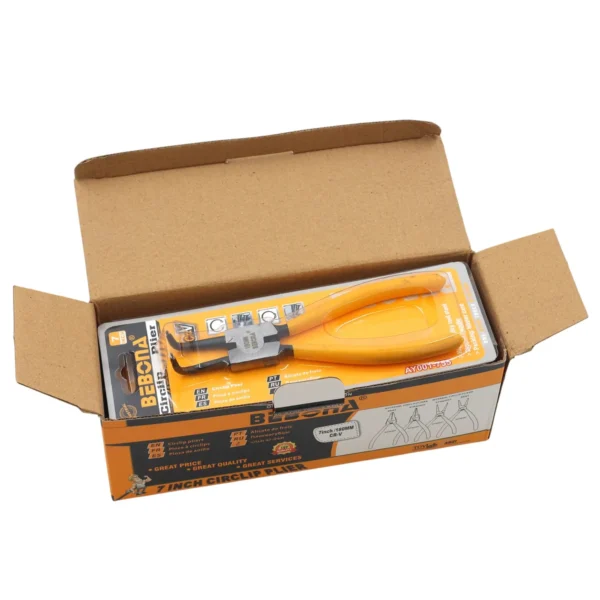 Exteranl Circlip Pliers,Bent 7"/AY001-755