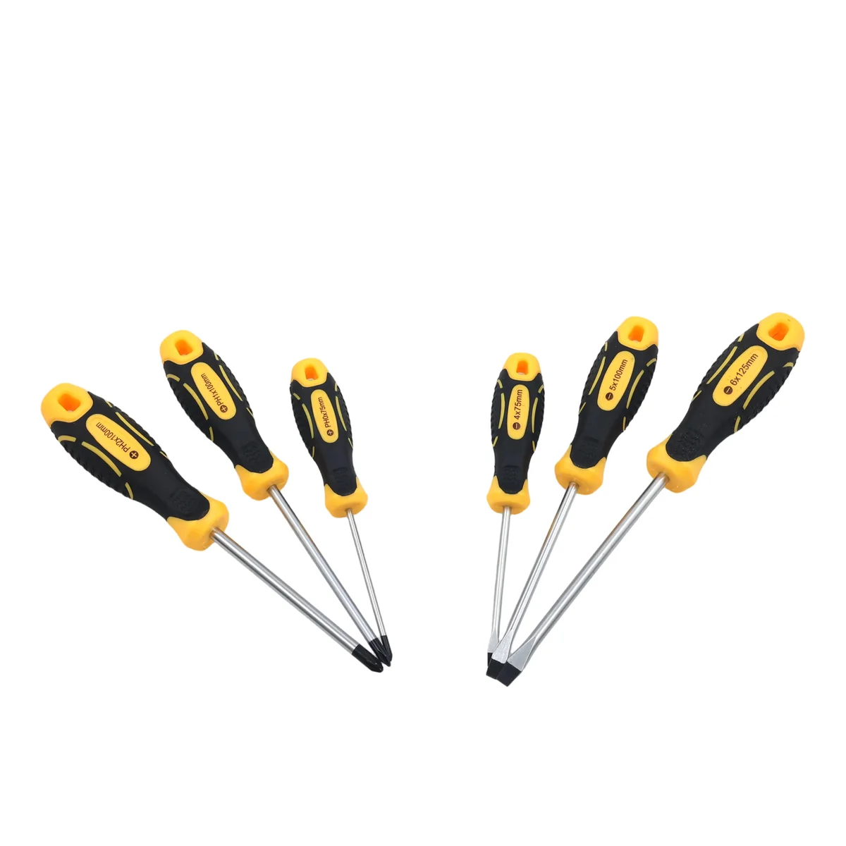 AIYI 6-Piece Screwdriver Set, CRV Magnetic Flat & Phillips AY191-025 - Image 5