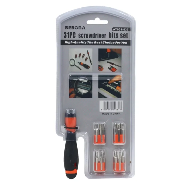 Screwdriver set AY001-637/31pcs