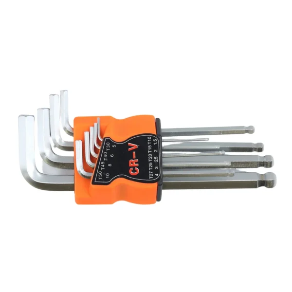 Orange Allen key ball 9pcs AY017-035