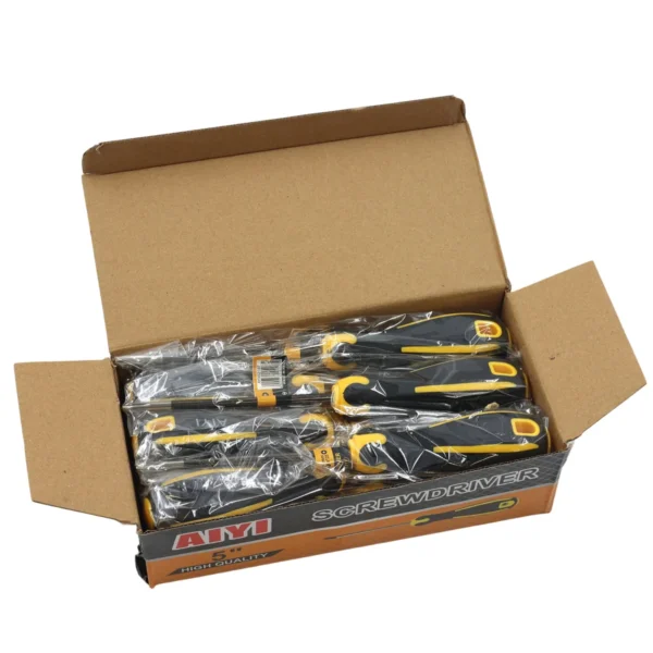 Yellow&black screwdriver 6*125mm AY002-087