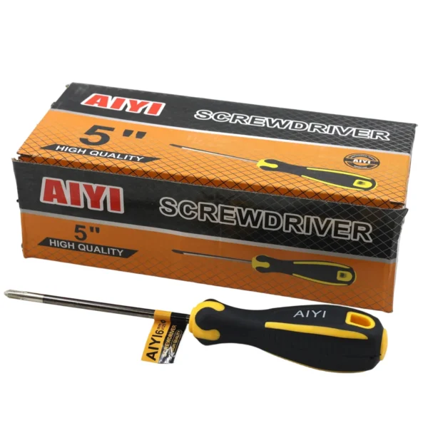 Yellow&black screwdriver 6*125mm AY002-087