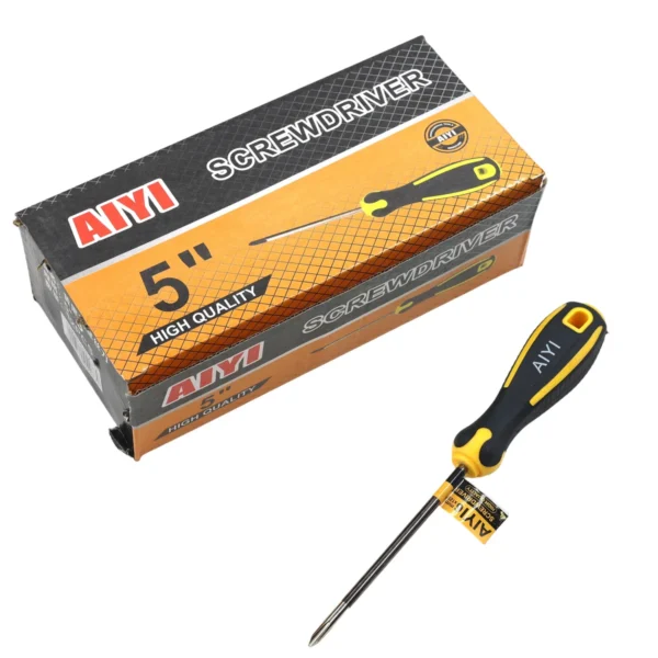 Yellow&black screwdriver 6*125mm AY002-087