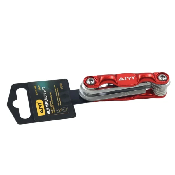 7 Pieces folding flat hex key set AY175-009