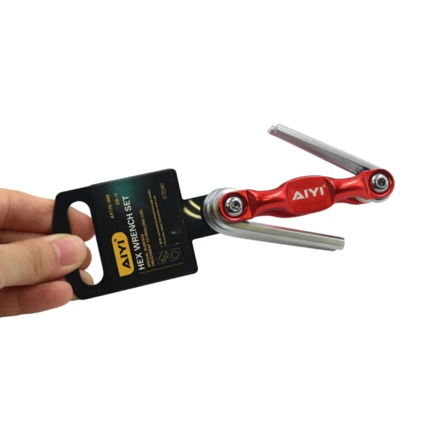 7 Pieces folding flat hex key set AY175-009