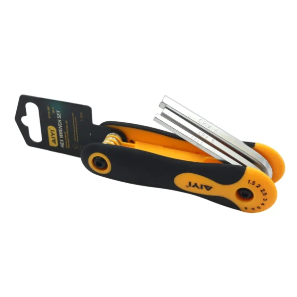 8 Pieces folding flat hex key set AY175-007