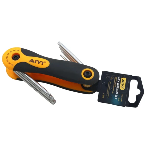 8 Pieces folding star wrench set AY175-008
