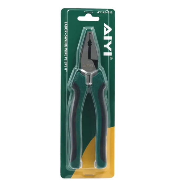AIYI 8-Inch Combination Pliers - CRV Heavy-Duty Multi-Purpose Pliers AY142-012