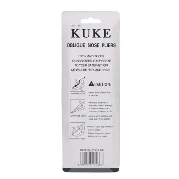 KUKE Side cutter pliers 6" AY013-038