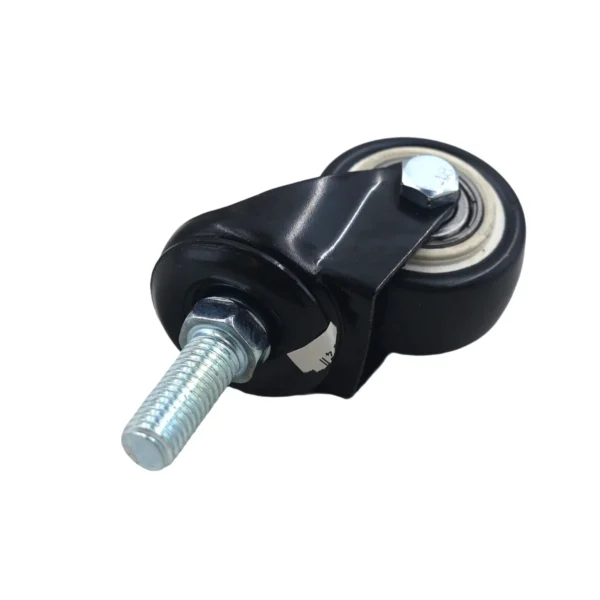 Black table wheel with screw 1.5" AY069-003