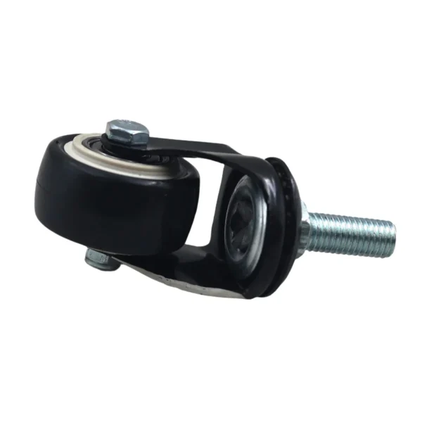 Black table wheel with screw 1.5" AY069-003