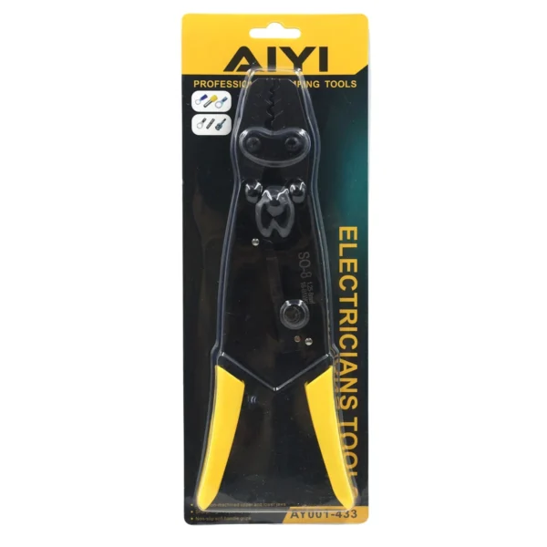 AIYI Ratchet Crimping Tool, 1.25–8 mm² (16-8 AWG) AY001-433