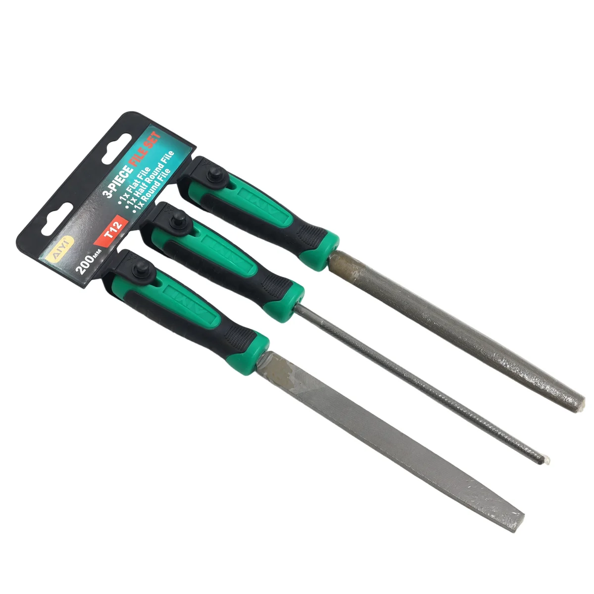 AIYI 3-Piece Hand File Set 200 mm AY176-006 - Image 2