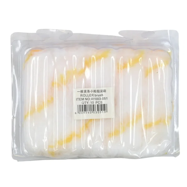 10-Piece Mini Paint Roller Refill Set - For Small Roller Handles AY003-051