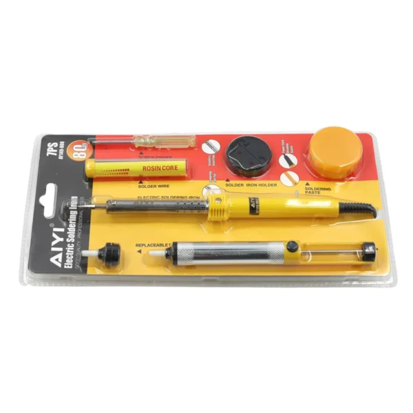 AIYI 80W 7 Piece Electric Soldering Iron Kit AY149-008