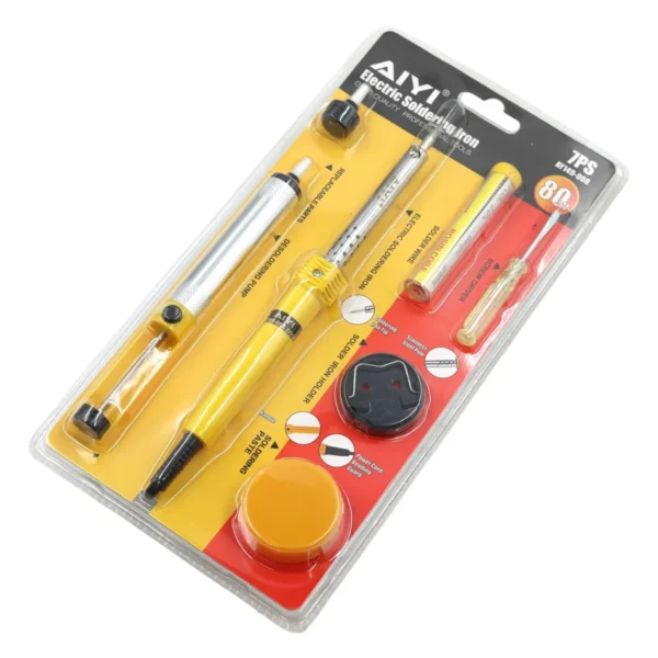 AIYI 80W 7 Piece Electric Soldering Iron Kit AY149-008