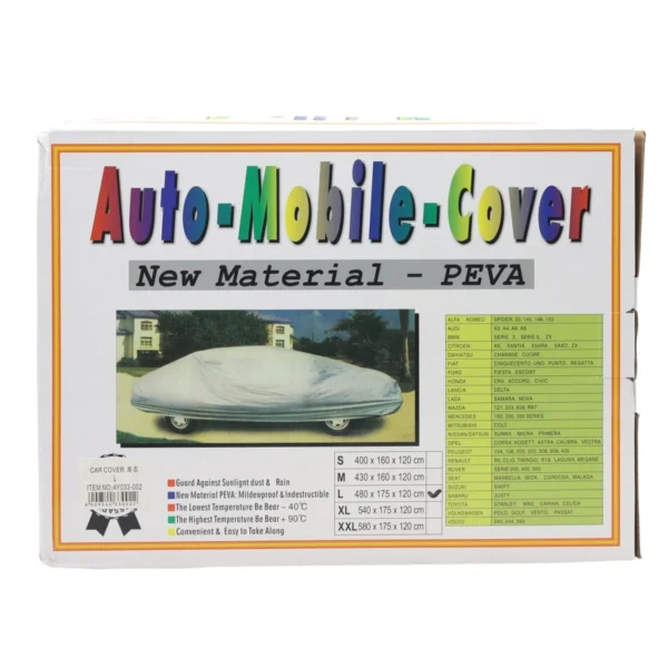 Large PEVA Car Cover - 480 × 175 × 120 cm AY033-002
