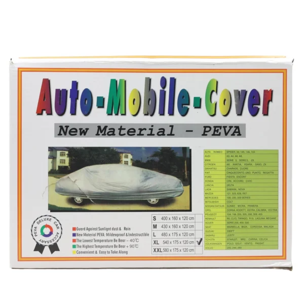Extra Large (XL) PEVA Car Cover - 540 × 175 × 120 cm AY033-002