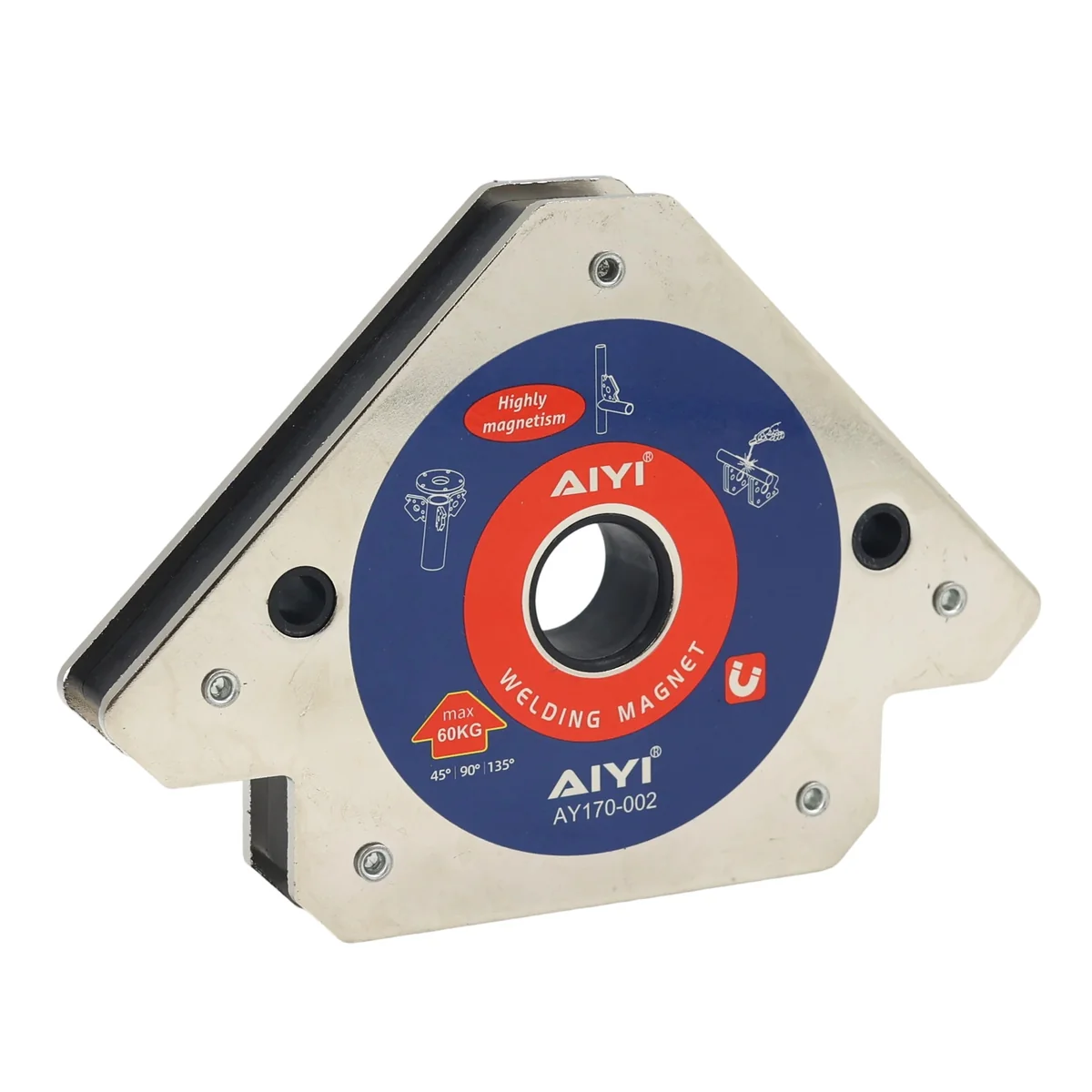 AIYI Welding Magnet Holder 60kg, Multi-Angle Magnetic Welding Clamp AY170-002 - Image 2