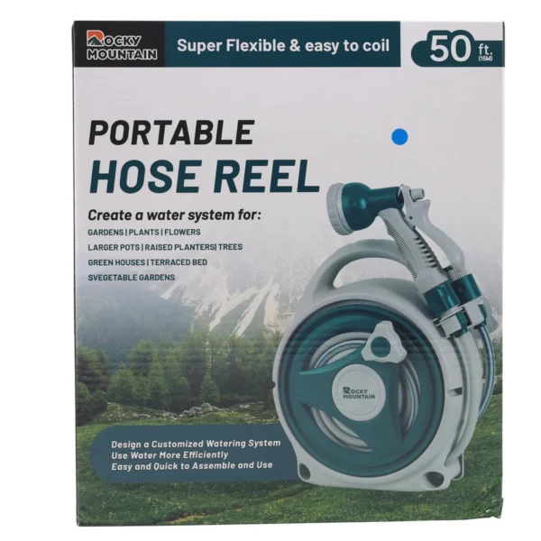 15 m Portable Garden Hose Pipe with Hand Sprayer AY061-050