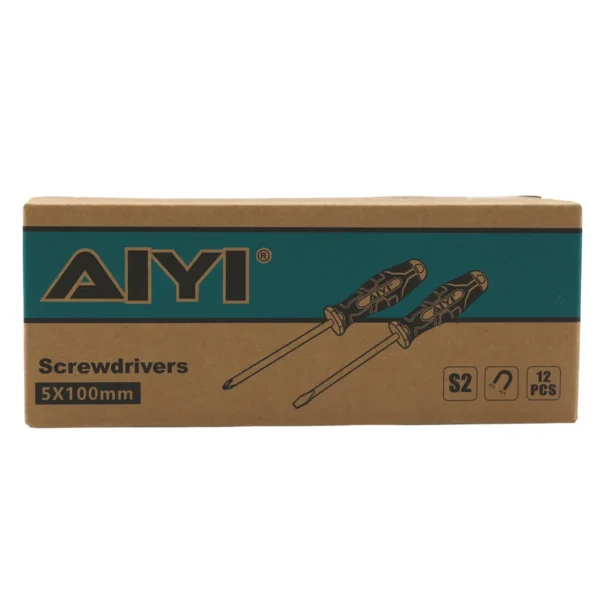 Soltted screwdriver 5*100mm AY142-021