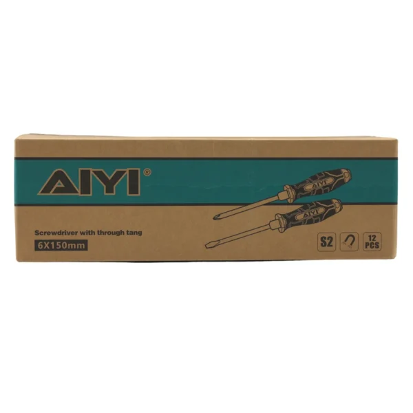 Screwdriver with through tang 6*150mm AY142-037