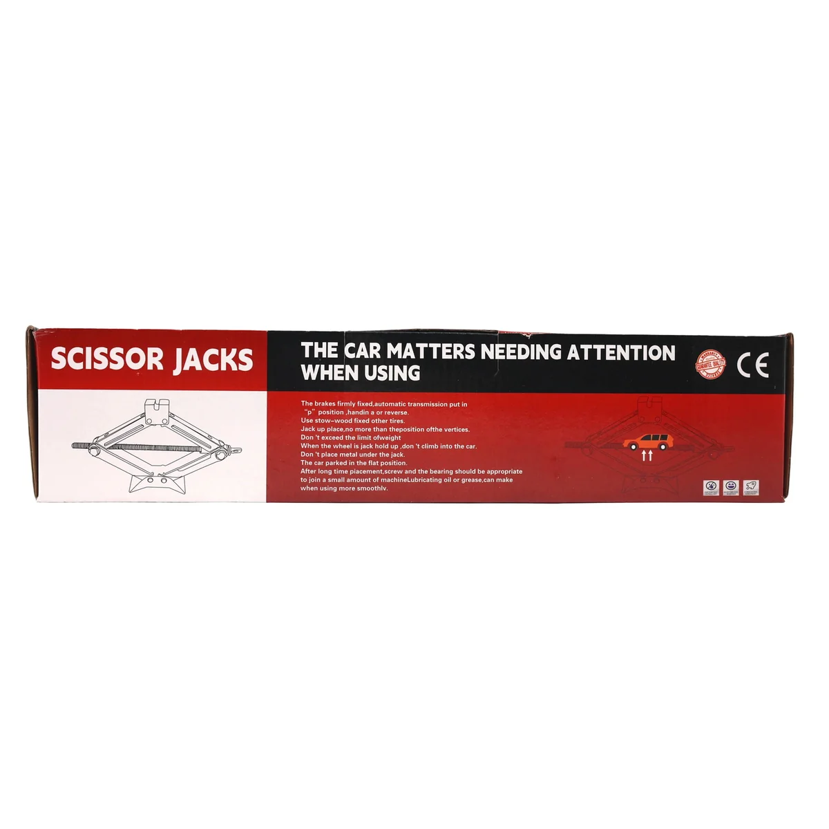 2 Ton Scissor Jack with Ratchet Handle AY033-037 - Image 4