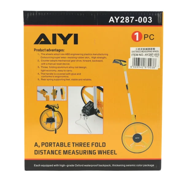 AIYI Foldable Measuring Wheel with Carry Bag AY287-003